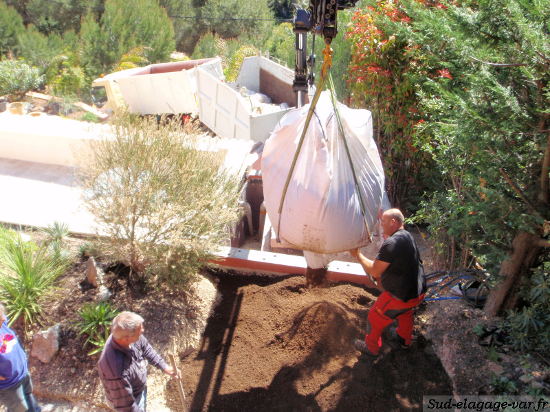 Compost, Terre enrichie et Paillage sur la Garde - Culture Terre Végétale